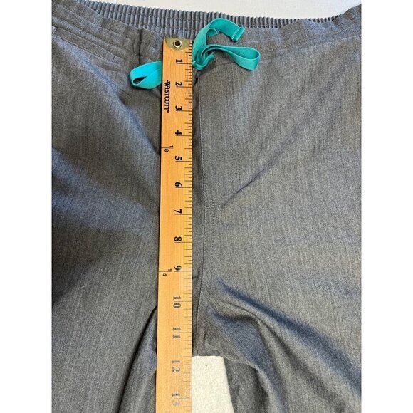 FIGS Yola Skinny Scrub Pants Graphite Gray Womens Large Tall TW2000T - Picture 5 of 10